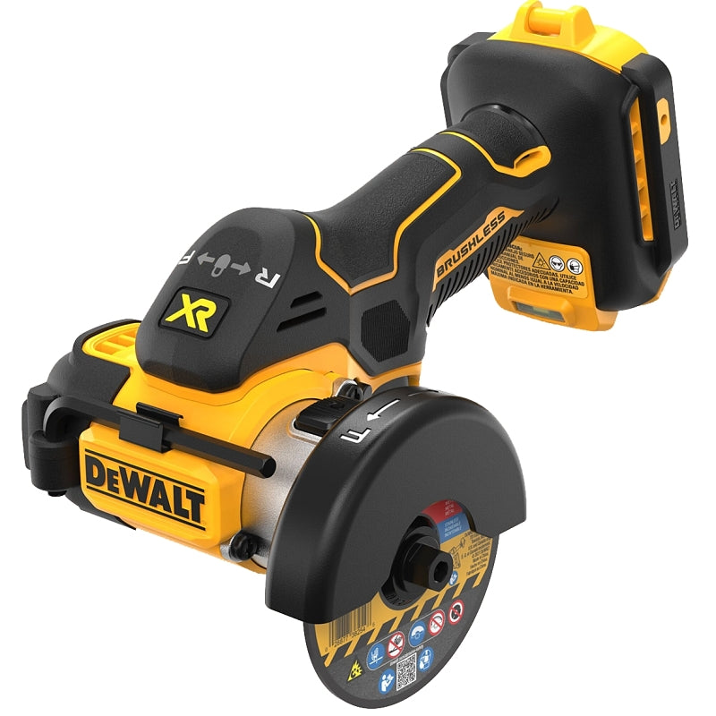 DEWALT DEWALT 20 VMAX XR DCS438B Cut-Off Tool, Tool Only, 20 V, 3 in Dia Blade, 20,000 rpm Speed