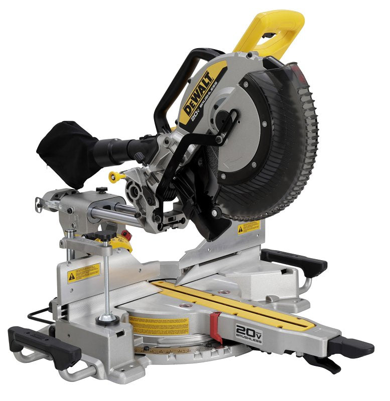 DEWALT DEWALT MAX XR DCS785B Double Bevel Sliding Miter Saw, Tool Only, 20 V, 12 in Dia Blade