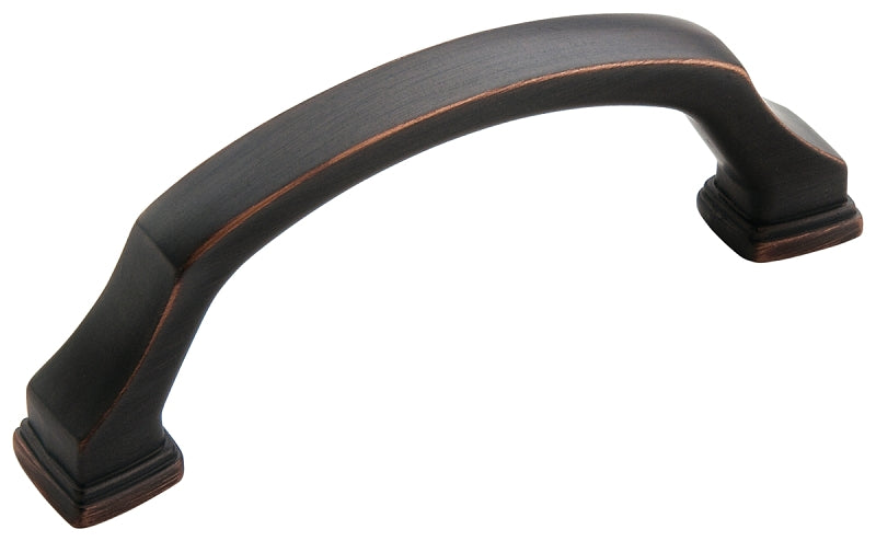 AMEROCK Amerock BP55343ORB Cabinet Pull, 3-11/16 in L Handle, 1-3/8 in H Handle, 1-3/8 in Projection, Zinc, Oil-Rubbed Bronze HARDWARE & FARM SUPPLIES AMEROCK