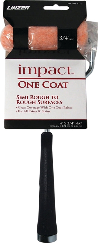 LINZER Linzer MT105-11 4IN Mini Roller, 3/4 in Nap, Polyester Cover, 4 in L Roller PAINT LINZER