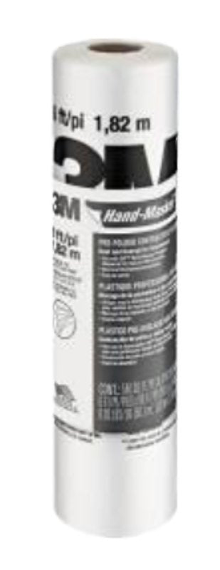 3M 3M CP6 Masking Film, 90 ft L, 6 ft W, 0.35 mil Thick, Clear