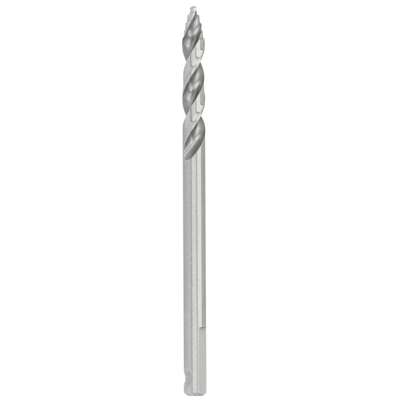 LENOX Lenox LXAH99414PB Hole Saw Pilot Drill, 1/4 in Shank, 1/4 in Dia Bit, 4-1/4 in L Bit, Round Shank