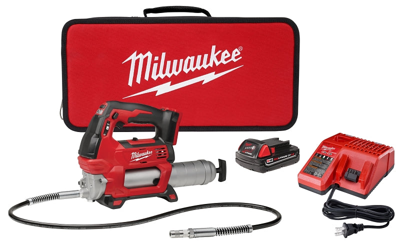 MILWAUKEE Milwaukee M18 2646-21CT Grease Gun Kit, 10000 psi Pressure