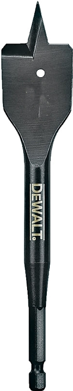 DEWALT DEWALT DW1584 Spade Drill Bit, 1-1/4 in Dia, 6 in OAL, 1/4 in Dia Shank, Hex Shank
