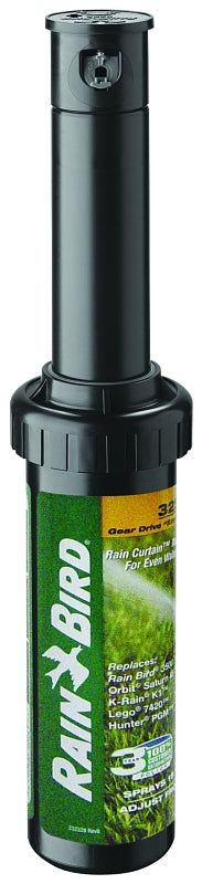 RAINBIRD Rain Bird 32SA Rotor Sprinkler, 1/2 in Connection, 19 to 32 ft, Part-Circle, Plastic