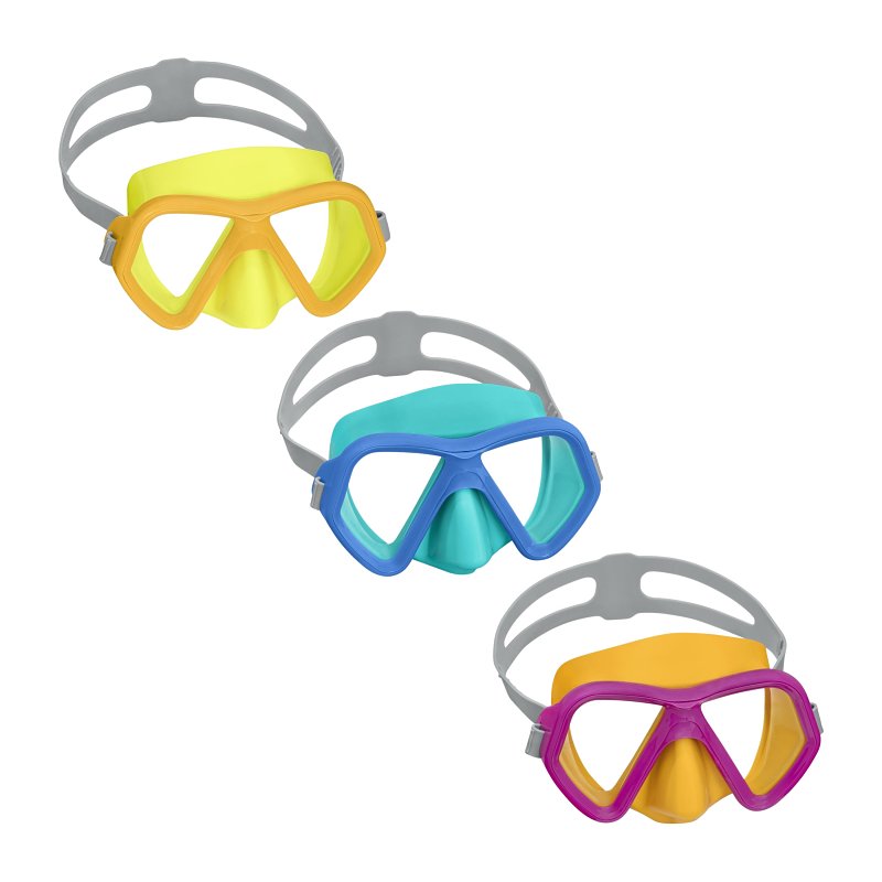 BESTWAY (HONG KONG)INTE Bestway 22048 Diving Mask, 3 years, Polycarbonate Lens, Strap, Blue/Pink/Red/Transparent APPLIANCES & ELECTRONICS BESTWAY (HONG KONG)INTE