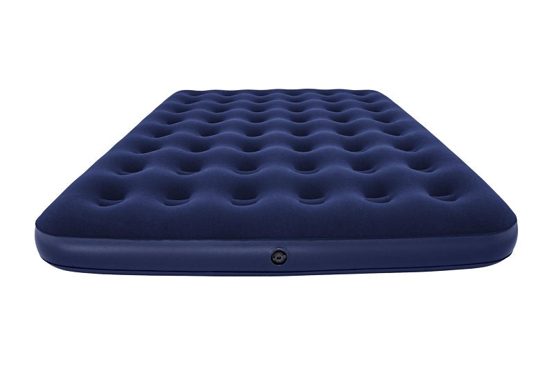 BESTWAY (HONG KONG)INTE Bestway 67003E Flocked Airbed, 80 in L, 60 in W, Queen, Sturdy Coil Beam