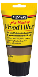 MINWAX Minwax 448530000 Wood Filler, Solid, Walnut, 6 oz PAINT MINWAX