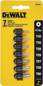 DEWALT DEWALT TORX Series DW2067 Star Bit Set, 7-Piece, Single-Ended, Steel TOOLS DEWALT