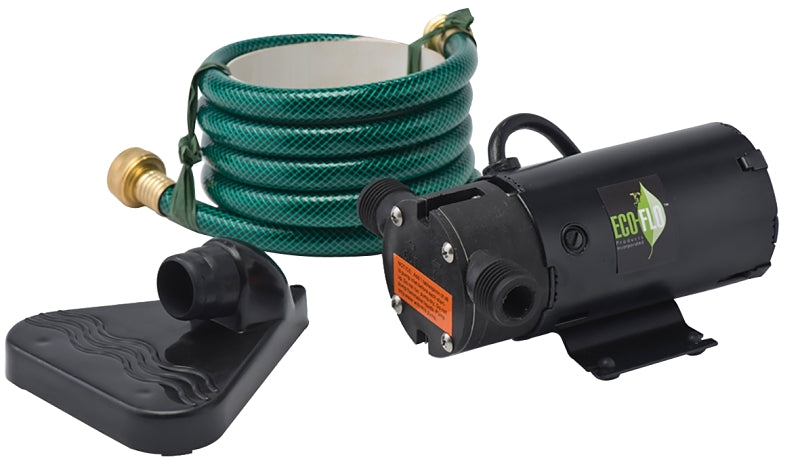 ECO-FLO Eco-Flo PUP Series PUP61 Lightweight Utility Pump, 115 V, 1/12 hp, 360 gph PLUMBING, HEATING & VENTILATION ECO-FLO