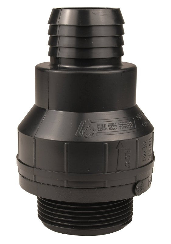 ECO-FLO Water Source SPC150-RM Sump Check Valve, 1-1/4 x 1-1/2 in, Rubber Body