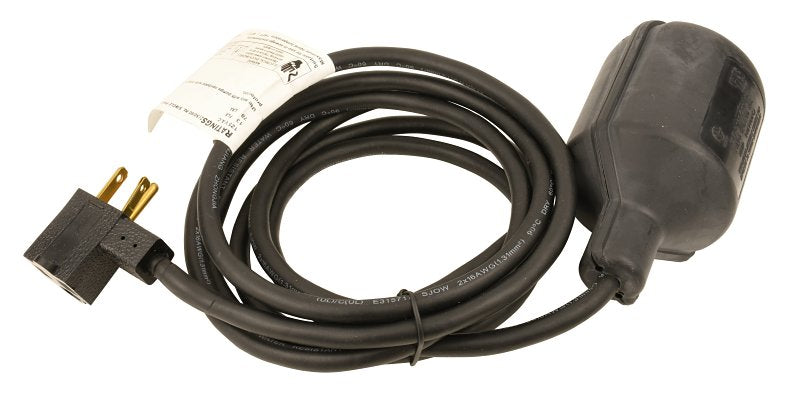 ECO-FLO Water Source WSFSWPB Piggyback Float Switch, 115 V, For: Pumps Working with 1/2 hp at 120 VAC and 1 hp at 230 VAC