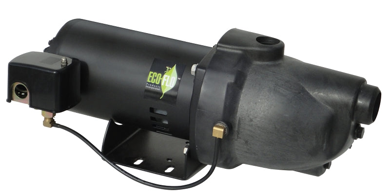ECO-FLO Eco-Flo EFSWJ7P Shallow Well Jet Pump, 11.1 A, 115/230 V, 3/4 hp, 1-1/4 in Connection, 147.63 ft Max Head, 14.1 gpm