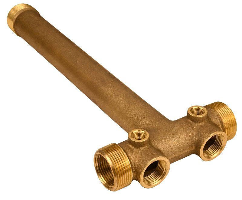 ECO-FLO Water Source TC13NL Tank Tee, 1-1/4 in, Threaded, Brass PLUMBING, HEATING & VENTILATION ECO-FLO