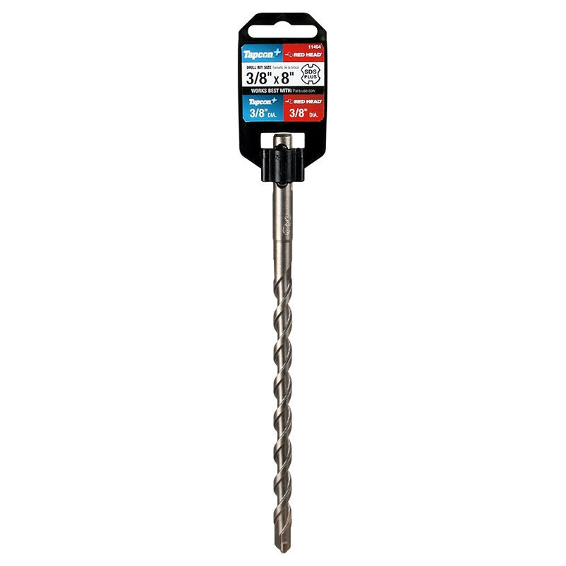 ITW BRANDS - TAPCON Tapcon 11494 Drill Bit, 3/8 in Dia, 8 in OAL, 3/8 in Dia Shank, SDS Plus Shank HARDWARE & FARM SUPPLIES ITW BRANDS - TAPCON