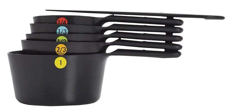 OXO INTERNATIONAL Oxo 11110901 Measuring Cup Set, Plastic, Black HOUSEWARES OXO INTERNATIONAL