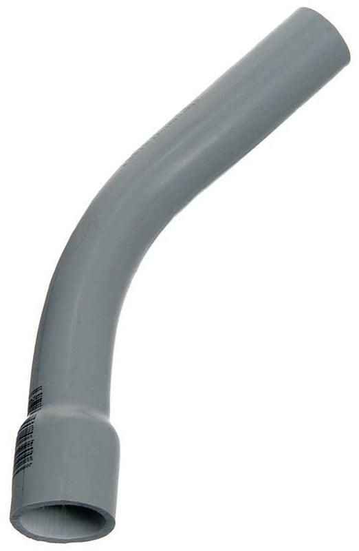 CARLON Carlon UA7ALBR Elbow, 3 in Trade Size, 45 deg Angle, SCH 40 Schedule Rating, PVC, Bell End, Gray, 1/PK ELECTRICAL CARLON