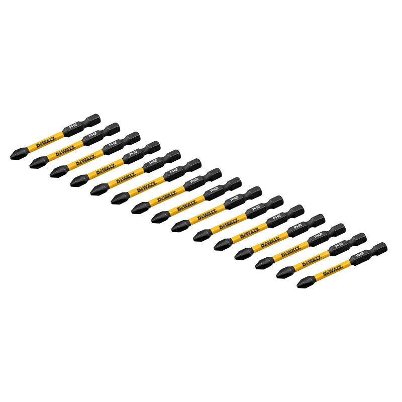 DEWALT DEWALT FLEXTORQ DWAF2PH2IR15 Impact Screwdriver Bit, #2 Drive, Phillips Drive, 1/4 in Shank, Hex Shank, 2-1/4 in L TOOLS DEWALT