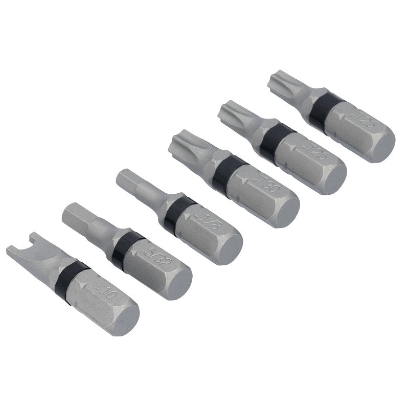 DEWALT DEWALT TOUGHGRIP DWAF1SECTG6 Security Bit Set, 6-Piece, Steel TOOLS DEWALT