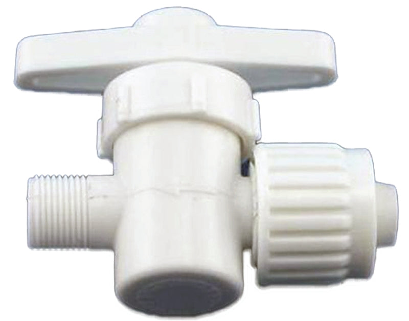 FLAIR-IT Flair-It 16892 Stop Valve, 1/2 x 3/8 in Connection, PEX x Male Compression, Plastic Body