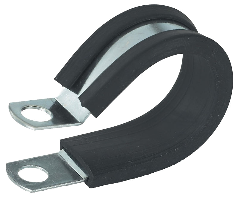 GB Gardner Bender PPR-1558 Insulated Clamp, 5/8 in Max Bundle Dia, Rubber/Steel, Black ELECTRICAL GB