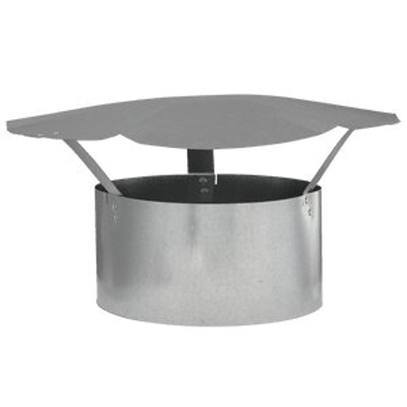 IMPERIAL Imperial GV0591 Rain Cap, 8 in Dia, Galvanized Steel PLUMBING, HEATING & VENTILATION IMPERIAL