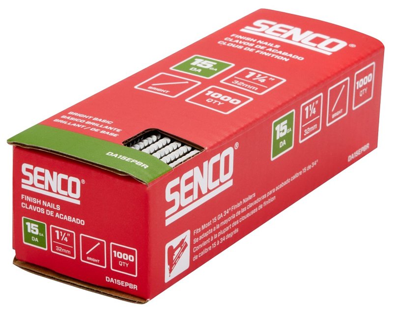 SENCO FINISH NAIL BB 15GA 1-1/4IN