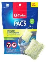 O-CEDAR O-Cedar 172400 Hard Floor Cleaner PACS, 10 oz, Solid, Crisp Citrus, White
