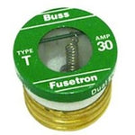 BUSSMANN Bussmann T-30 Plug Fuse, 30 A, 125 V, 10 kA Interrupt, Plastic Body, Low Voltage, Time Delay Fuse ELECTRICAL BUSSMANN