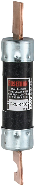 BUSSMANN Bussmann FRN-R-100 Fuse, 100 A, 250 VAC, 125 VDC, 20, 200 kA Interrupt, Fiberglass Body, L ELECTRICAL BUSSMANN