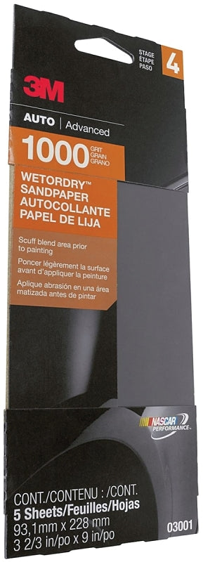 3M / AUTO 3M Wetordry 03001 Automotive Sandpaper, 1000 Grit PAINT 3M / AUTO