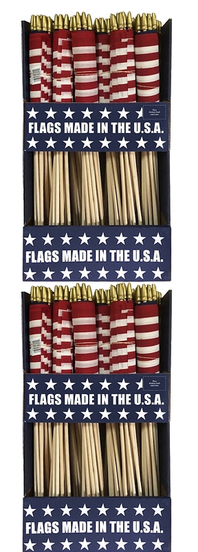 VALLEY FORGE FLAG Valley Forge BTDISPLAY812SK Stick Flag, 8 in W, 12 in H