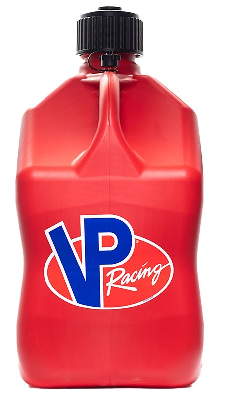 PLASTIC PRODUCT FORMERS VP Racings 3512-CA Motorsport Container, 5.5 gal Capacity, HDPE, Red