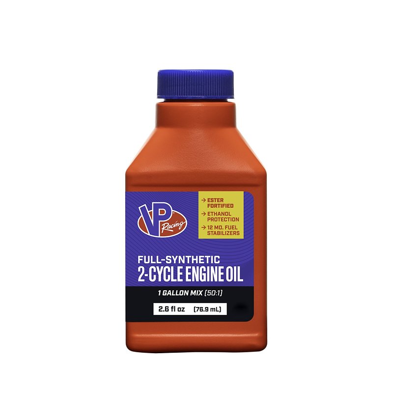 VP RACINGS VP Racing 2901 Full Synthetic 2-Cycle Oil, 2.6 oz Bottle, Amber