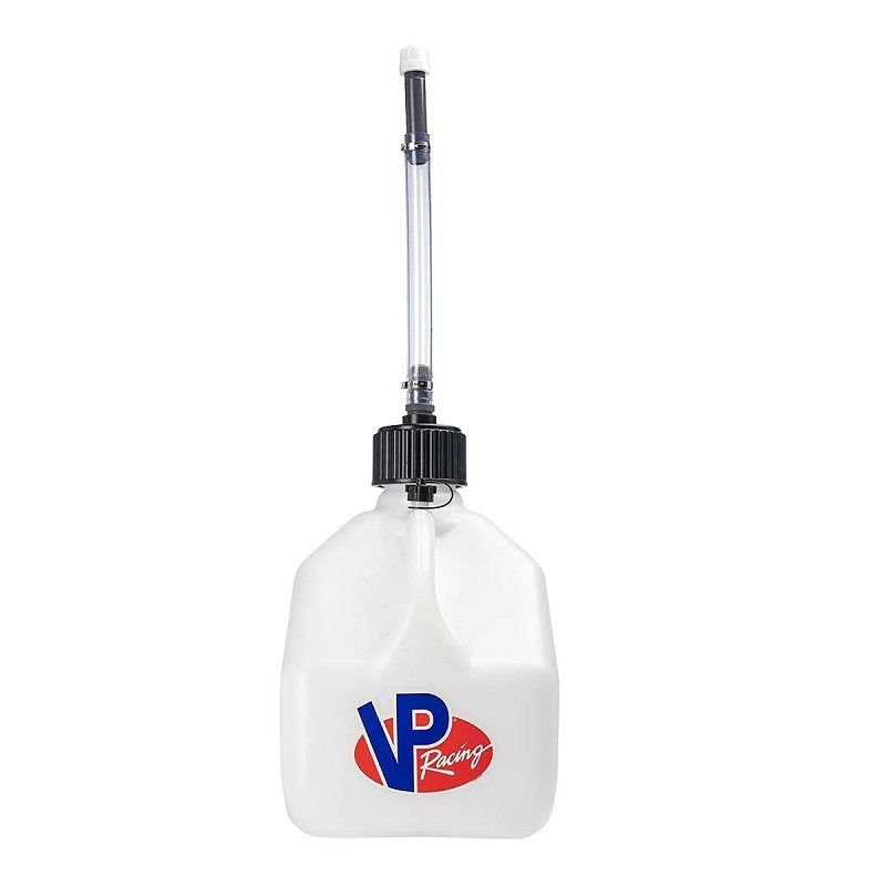 PLASTIC PRODUCT FORMERS VP Racing Motorsport Container Series 4173-CA Utility Jug With Deluxe Hose, 3 gal Capacity, Plastic, White