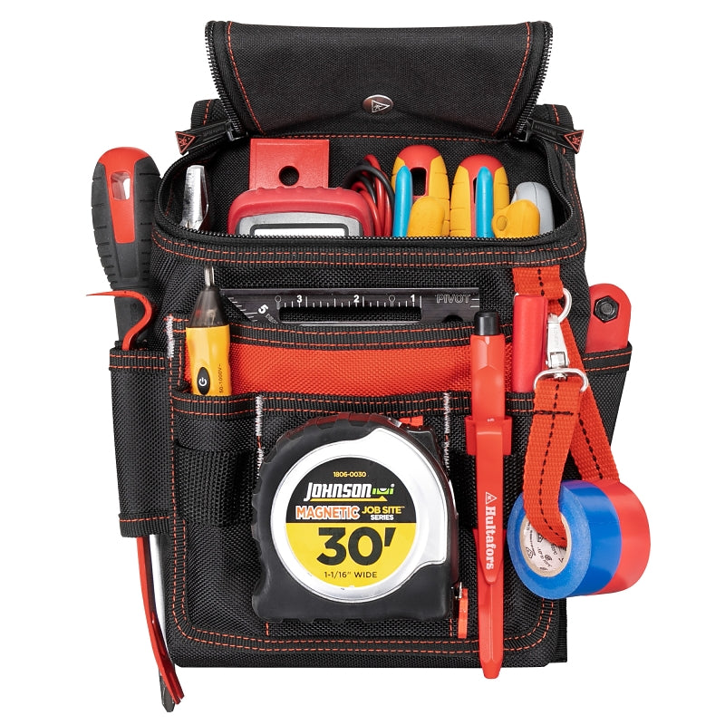 HULTAFORS Hultafors HT5124 Medium Ziptop Utility Pouch, 11-Pocket, Polyester TOOLS HULTAFORS