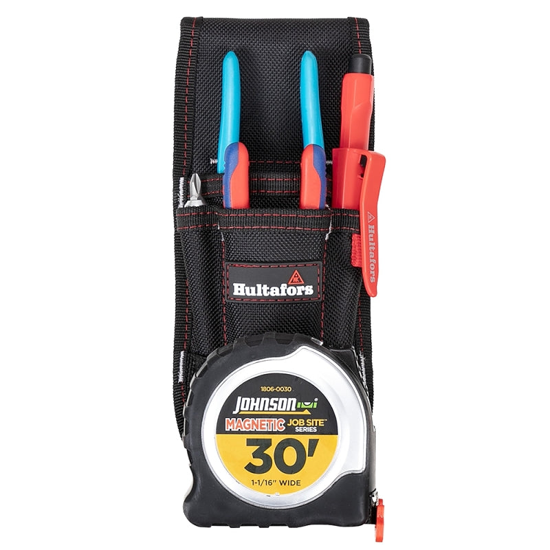 HULTAFORS Hultafors HT5173 Heavy-Duty Tool Holder, Polyester, Black/Red