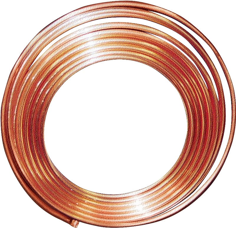 B & K INDUSTRIES Streamline 12033 Copper Tubing, 1/4 in, 10 ft L, Short, Coil