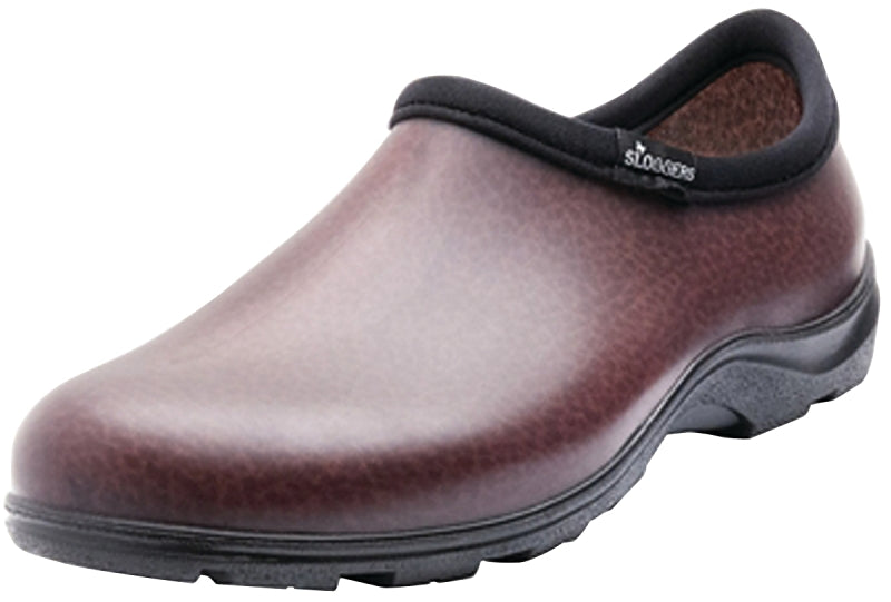 SLOGGERS Sloggers 5301BN09 Comfort Rain and Garden Shoe, 9, Brown, Resilient Resin Upper