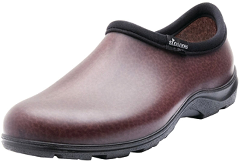 HEARTLAND GARDEN INC Sloggers 5301BN11 Comfort Rain and Garden Shoe, 11, Brown, Resilient Resin Upper