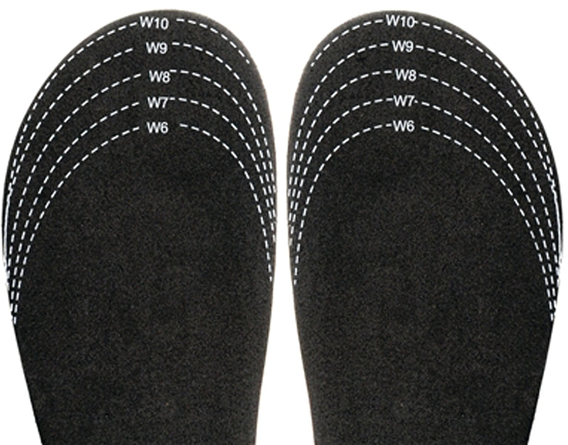 HEARTLAND GARDEN INC Sloggers Garden Outfitters Series 330BK Insole, 8, Black