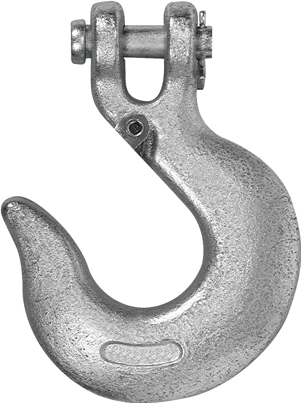 CAMPBELL CHAIN Campbell T9700524 Clevis Slip Hook with Latch, 5/16 in, 3900 lb Working Load, 43 Grade, Steel, Zinc