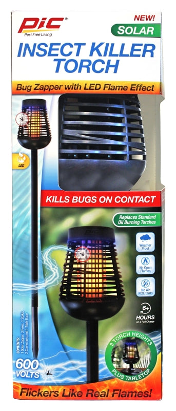 PIC Pic DFST Insect Killer Torch, Solar Battery