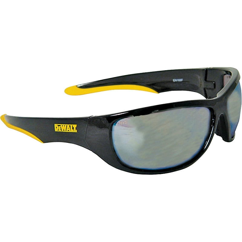 DEWALT DeWALT Dominator Series DPG94-6C Safety Glasses, Anti-Fog Lens, Full Frame, Plastic Frame, Black/Yellow Frame