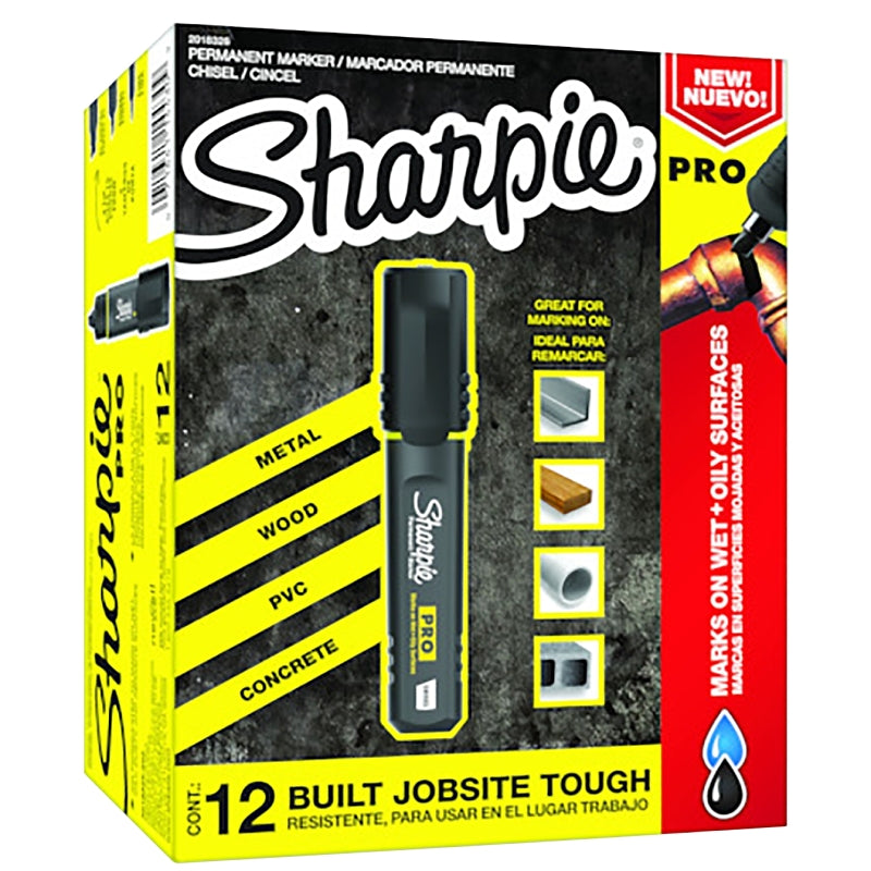 SHARPIE Sharpie Pro Series 2018326 Permanent Marker, Black TOOLS SHARPIE