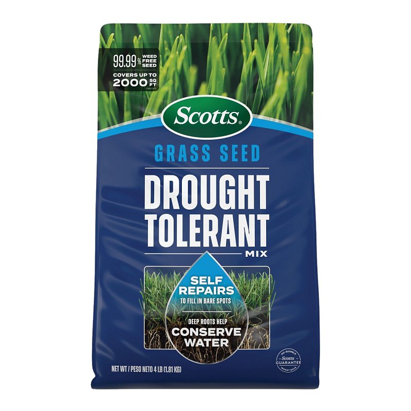 SCOTTS Scotts 18442 Grass Seed Drought Tolerant Mix, 4 lb Bag LAWN & GARDEN SCOTTS