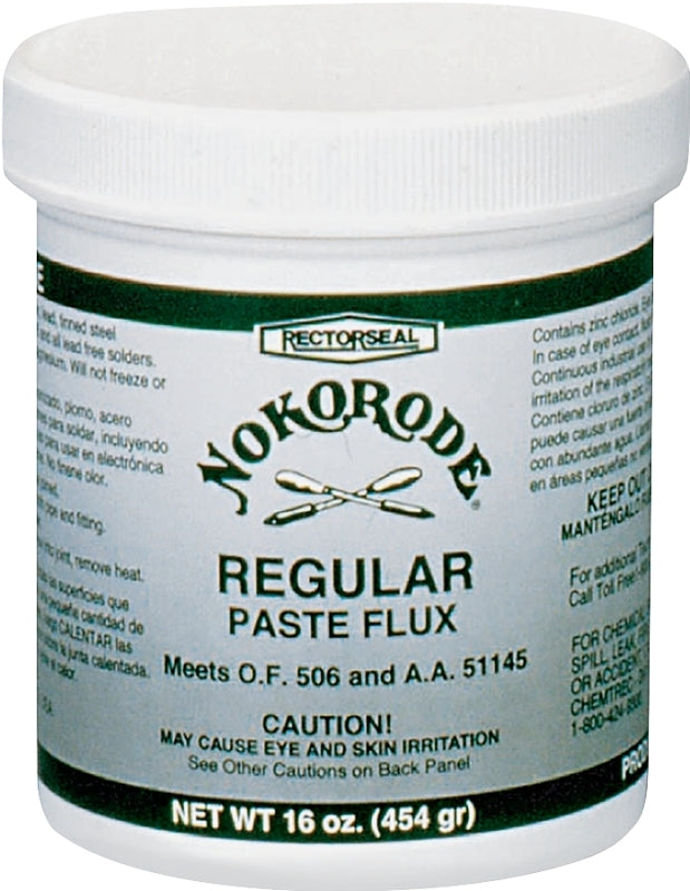 NOKORODE Nokorode 14030 Regular Flux, 1 lb, Paste, Tan