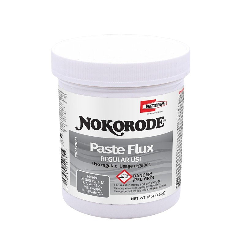 NOKORODE Nokorode 14030 Regular Flux, 1 lb, Paste, Tan