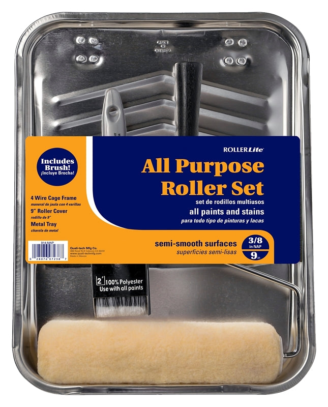 ROLLERLITE Quali-Tech 914-MAP4 Deluxe Kit, All-Purpose PAINT ROLLERLITE