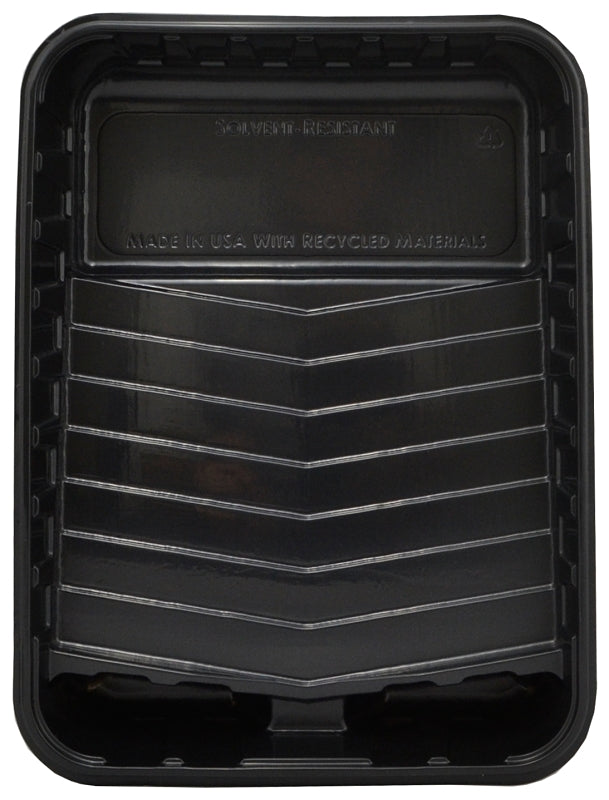 ROLLERLITE RollerLite PET-100C Roller Tray, 9 in L, Plastic, Black